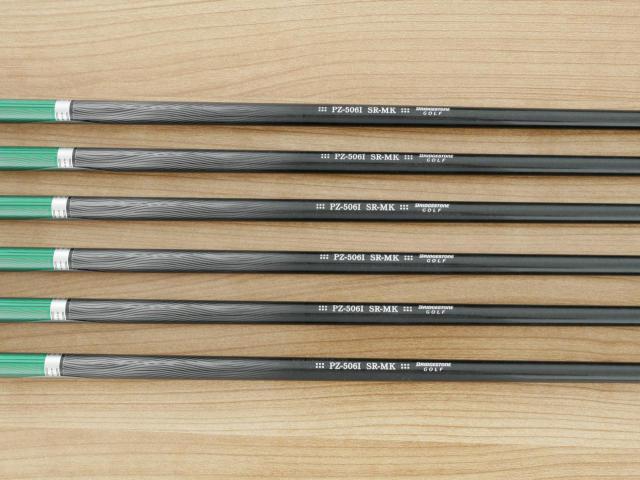 Iron set : Bridgestone : ชุดเหล็ก Bridgestone PHYZ (ปี 2018 รุ่นท๊อป ง่ายและไกลมาก) มีเหล็ก 6-Pw,Aw (6 ชิ้น) ก้านกราไฟต์ Flex SR