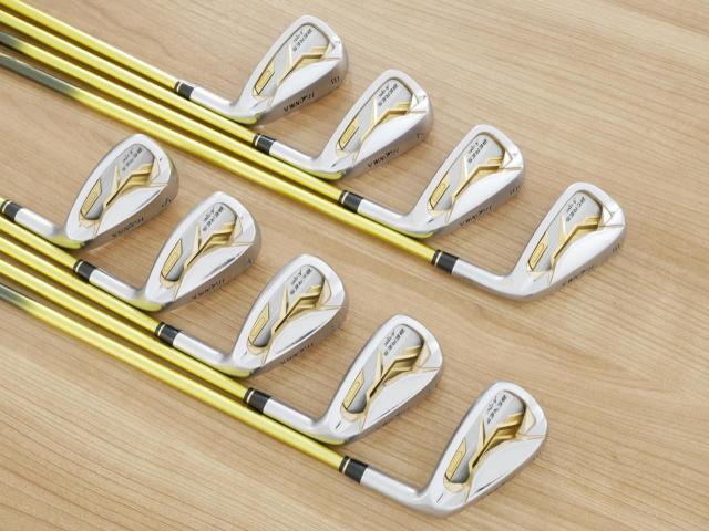 Iron set : Honma : **ก้าน 3 ดาว** ชุดเหล็ก Honma Beres A-Spec (รุ่นปี 2020 ตีง่าย ไกล) มีเหล็ก 5-11,Aw,Sw (9 ชิ้น เทียบเท่า 4-Pw,Aw,Sw) ก้าน ARMRQ A-Spec 48 Flex R (3 ดาว)