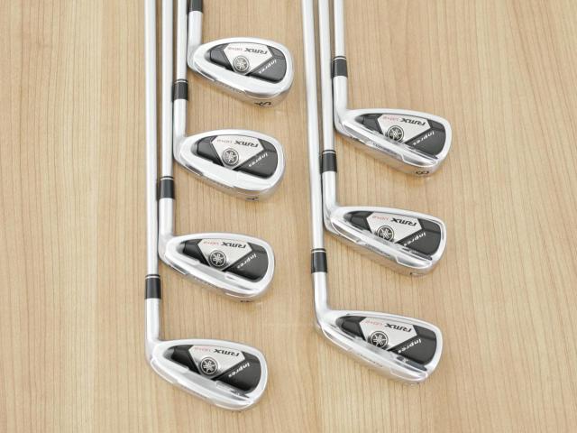 Iron set : Yamaha : ชุดเหล็ก Yamaha Inpres RMX UD+2 (ปี 2017 ตีไกลที่สุด ไกลกว่าเหล็กทั่วไป 2 เบอร์) มีเหล็ก 6-Pw,Aw,As (7 ชิ้น) ก้านกราไฟต์ Fujikura MCI 70 Flex R