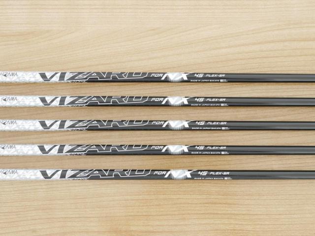 Iron set : Honma : ชุดเหล็ก Honma Beres NX (รุ่นปี 2023) มีเหล็ก 7-11 (5 ชิ้น) ก้านกราไฟต์ Honma Vizard 45 Flex SR