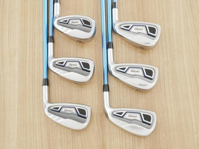 Iron set : Katana : ชุดเหล็ก Katana Sword Izu Max VX (หน้าเด้ง) มีเหล็ก 6-Pw,Aw (6 ชิ้น) ก้านกราไฟต์ Fujikura Speeder 589 Flex R
