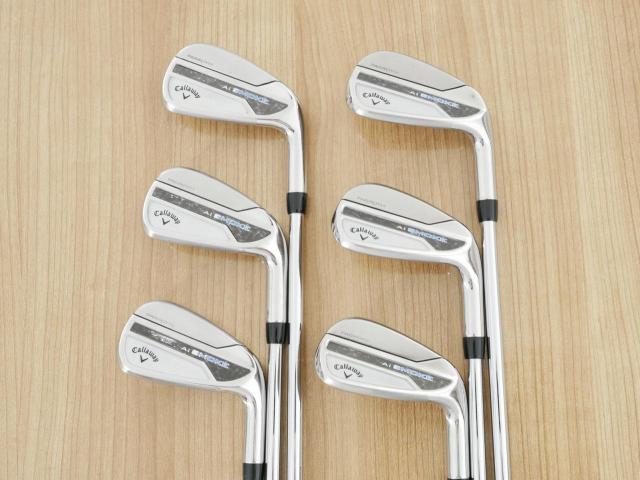Iron set : Callaway : ชุดเหล็ก Callaway Paradym Ai Smoke (ออกปี 2024 ตีง่ายมาก ไกล Japan Spec.) มีเหล็ก 6-Pw,Aw (6 ชิ้น) ก้านเหล็ก NS Pro ZELOS 8 Flex S