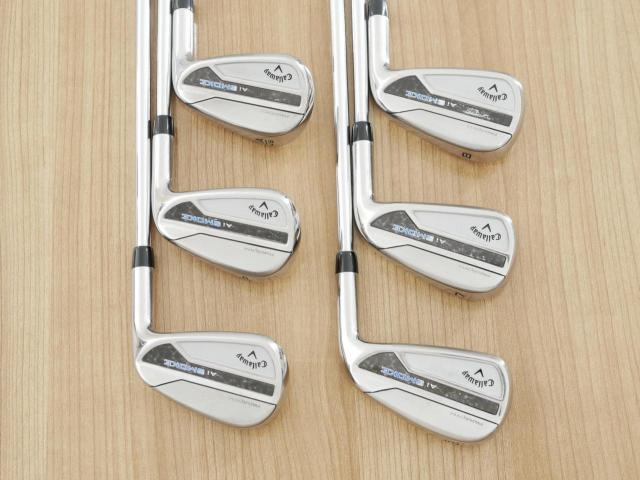 Iron set : Callaway : ชุดเหล็ก Callaway Paradym Ai Smoke (ออกปี 2024 ตีง่ายมาก ไกล Japan Spec.) มีเหล็ก 6-Pw,Aw (6 ชิ้น) ก้านเหล็ก NS Pro ZELOS 8 Flex S
