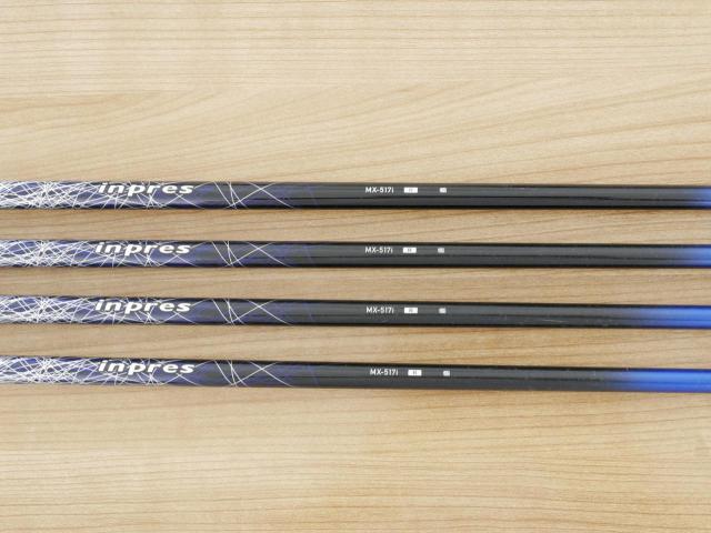 Iron set : Yamaha : ชุดเหล็ก Yamaha Inpres UD+2 (ปี 2018 ตีไกลที่สุด ไกลกว่าเหล็กทั่วไป 2 เบอร์) มีเหล็ก 7-Pw (4 ชิ้น) ก้านกราไฟต์ Flex R