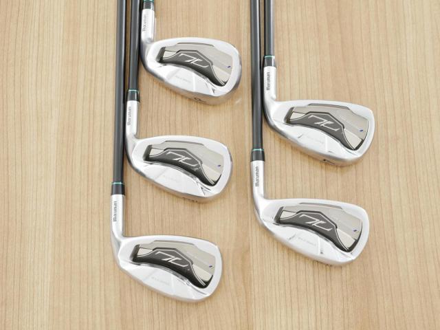 Iron set : Maruman : ชุดเหล็ก Maruman ZETA Type 713 (ใบใหญ่ หน้าเด้ง ตีไกลมาก) มีเหล็ก 6-Pw (5 ชิ้น) ก้านกราไฟต์ Flex R