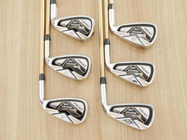 Iron set : Katana : ชุดเหล็ก Katana Sword Sniper AIR (หน้าเด้ง) มีเหล็ก 6-Pw,Aw (6 ชิ้น) ก้านกราไฟต์ Fujikura Air Speeder Flex R