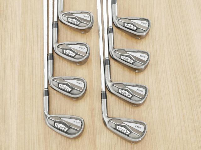 Iron set : Other Brand : ชุดเหล็ก Adams IDEA Black CB3 Forged มีเหล็ก 4-Pw,Aw (8 ชิ้น) ก้านเหล็ก KBS Tour 90 Flex S