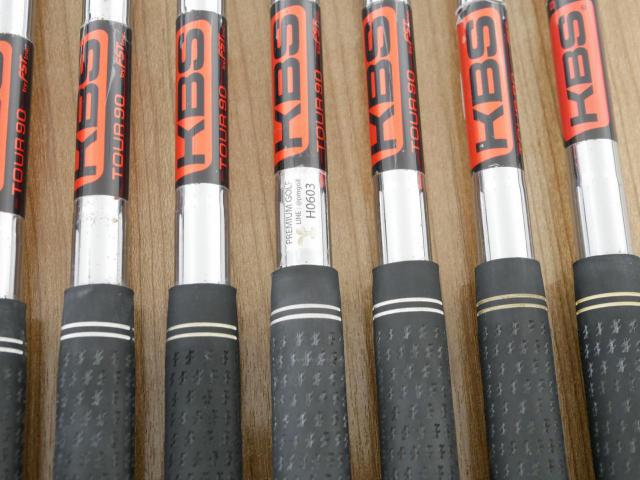 Iron set : Other Brand : ชุดเหล็ก Adams IDEA Black CB3 Forged มีเหล็ก 4-Pw,Aw (8 ชิ้น) ก้านเหล็ก KBS Tour 90 Flex S