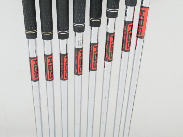 Iron set : Other Brand : ชุดเหล็ก Adams IDEA Black CB3 Forged มีเหล็ก 4-Pw,Aw (8 ชิ้น) ก้านเหล็ก KBS Tour 90 Flex S