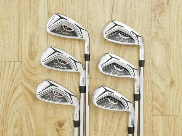 Iron set : Titleist : ชุดเหล็ก Titleist VG3 Type D Forged (รุ่นปี 2019 Japan Spec. ตีง่ายและไกลที่สุดของ Titleist) มีเหล็ก 5-Pw (6 ชิ้น) ก้านเหล็ก NS Pro Zelos 8 Flex S