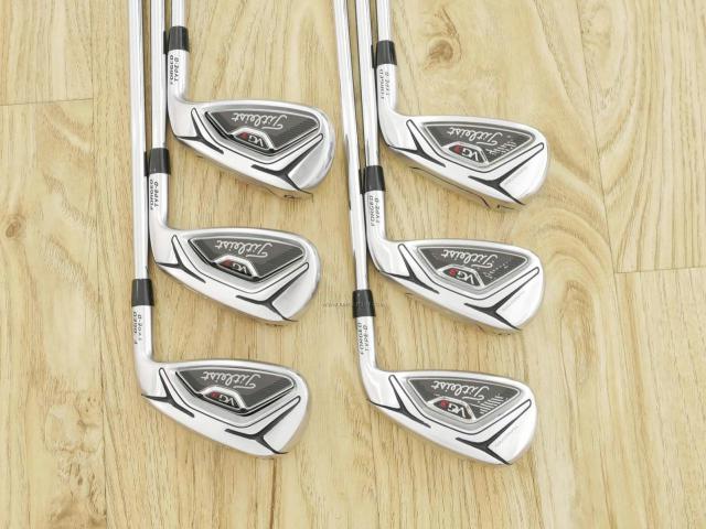 Iron set : Titleist : ชุดเหล็ก Titleist VG3 Type D Forged (รุ่นปี 2019 Japan Spec. ตีง่ายและไกลที่สุดของ Titleist) มีเหล็ก 5-Pw (6 ชิ้น) ก้านเหล็ก NS Pro Zelos 8 Flex S