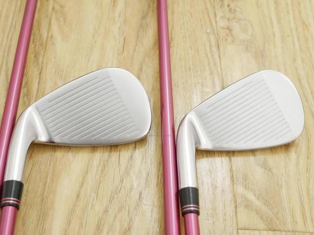 Lady club : All : ชุดเหล็ก Taylormade r9 MAX (ตีง่าย) มีเหล็ก 7-Pw,Sw (5 ชิ้น) ก้านกราไฟต์ Flex L