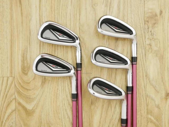 Lady club : All : ชุดเหล็ก Taylormade r9 MAX (ตีง่าย) มีเหล็ก 7-Pw,Sw (5 ชิ้น) ก้านกราไฟต์ Flex L