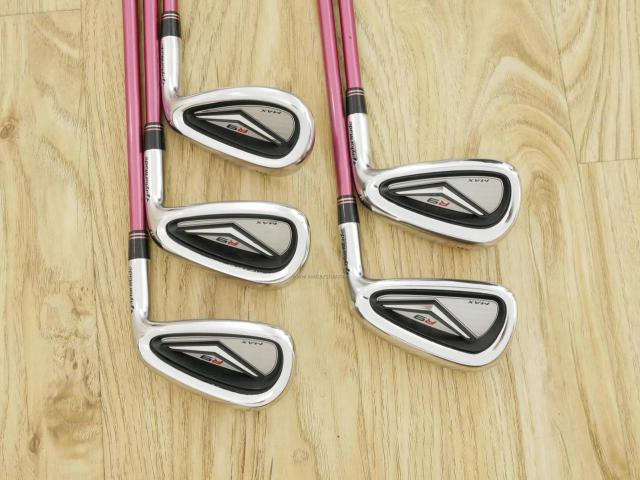 Lady club : All : ชุดเหล็ก Taylormade r9 MAX (ตีง่าย) มีเหล็ก 7-Pw,Sw (5 ชิ้น) ก้านกราไฟต์ Flex L