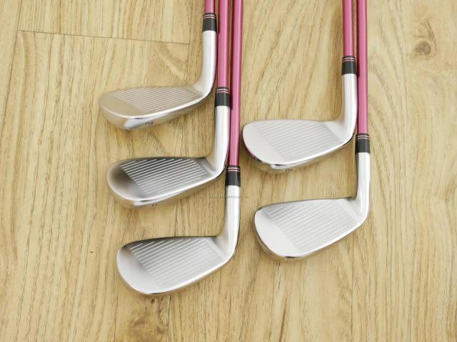 Lady club : All : ชุดเหล็ก Taylormade r9 MAX (ตีง่าย) มีเหล็ก 7-Pw,Sw (5 ชิ้น) ก้านกราไฟต์ Flex L