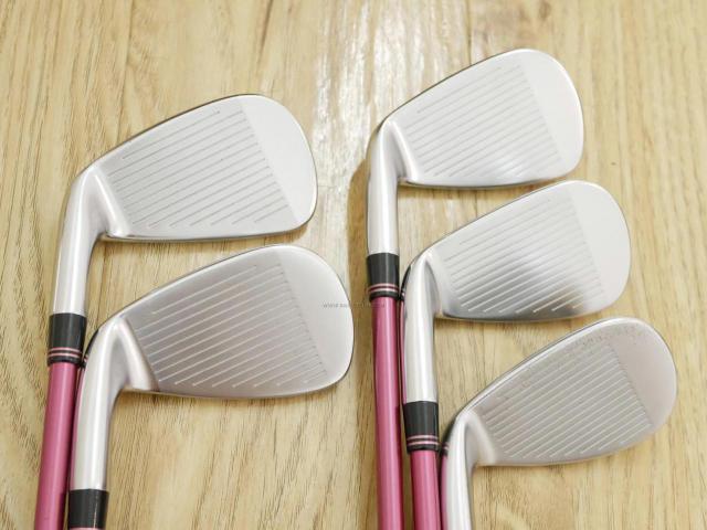 Lady club : All : ชุดเหล็ก Taylormade r9 MAX (ตีง่าย) มีเหล็ก 7-Pw,Sw (5 ชิ้น) ก้านกราไฟต์ Flex L