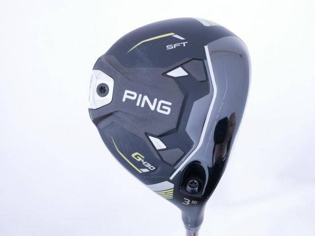 Fairway Wood : Ping : หัวไม้ 3 Ping G430 SFT (รุ่นปี 2023) Loft 16 ก้าน Fujikura Speeder Evolution III FW 50 Flex SR