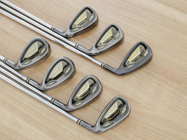 Iron set : Macgregor : ชุดเหล็ก Macgregor Gold Tourney (รุ่นท๊อปสุด เป็นเหล็กเด้งผิดกฏ ราคาปกติเกือบ 2 แสน) มีเหล็ก 6-Pw,Aw,Sw (7 ชิ้น) ก้านกราไฟต์ Flex R