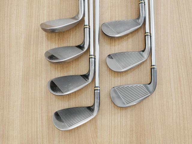 Iron set : Macgregor : ชุดเหล็ก Macgregor Gold Tourney (รุ่นท๊อปสุด เป็นเหล็กเด้งผิดกฏ ราคาปกติเกือบ 2 แสน) มีเหล็ก 6-Pw,Aw,Sw (7 ชิ้น) ก้านกราไฟต์ Flex R
