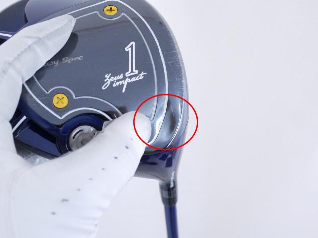 Driver : Kasco : **มีบุบ** ไดรเวอร์ Kasco ZEUS Impact Easy Spec Hi-Cor (รุ่นปี 2020 หน้าเด้งเกินกฏ หัวขนาด 480cc.) Loft 10.5 Flex SR