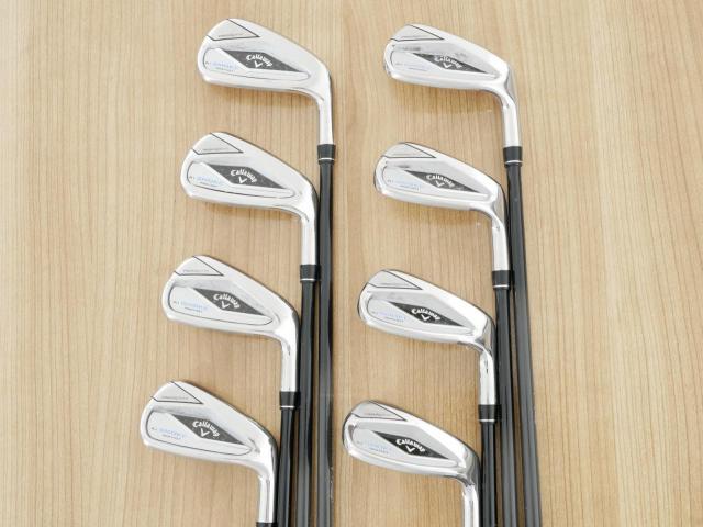 Iron set : Callaway : ชุดเหล็ก Callaway Paradym Ai Smoke Max Fast (ออกปี 2024 ตีง่ายมาก ไกล Japan Spec.) มีเหล็ก 6-Pw,Aw,Gw,Sw (8 ชิ้น) ก้านกราไฟต์ Mitsubishi TENSEI 40 Flex R