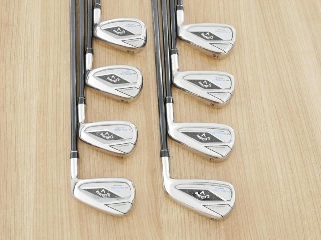 Iron set : Callaway : ชุดเหล็ก Callaway Paradym Ai Smoke Max Fast (ออกปี 2024 ตีง่ายมาก ไกล Japan Spec.) มีเหล็ก 6-Pw,Aw,Gw,Sw (8 ชิ้น) ก้านกราไฟต์ Mitsubishi TENSEI 40 Flex R