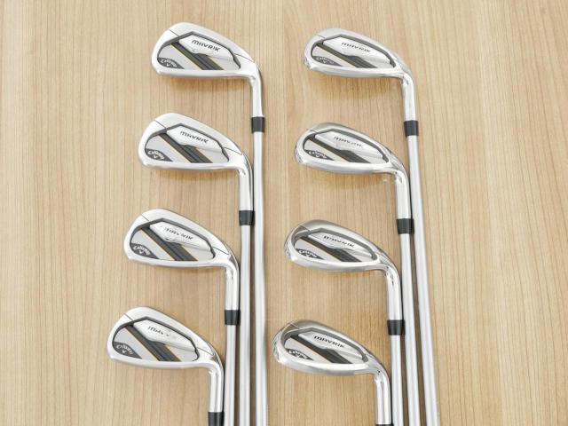 Iron set : Callaway : ชุดเหล็ก Callaway Mavrik (ปี 2020 ตีง่าย ไกลมากๆ) มีเหล็ก 6-Pw,Aw,Gw,Sw (8 ชิ้น) ก้านกราไฟต์ Mitsubishi Diamana 50 Flex S