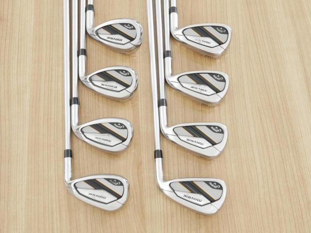 Iron set : Callaway : ชุดเหล็ก Callaway Mavrik (ปี 2020 ตีง่าย ไกลมากๆ) มีเหล็ก 6-Pw,Aw,Gw,Sw (8 ชิ้น) ก้านกราไฟต์ Mitsubishi Diamana 50 Flex S