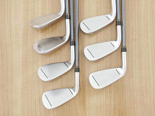 Iron set : Taylormade : ชุดเหล็ก Taylormade Gloire G (รุ่นท๊อปสุด ตีไกลมากๆ เหล็ก 7 Loft 26.5 หน้าเด้ง) มีเหล็ก 6-Pw,Aw,Sw (7 ชิ้น) ก้านกราไฟต์ Flex R