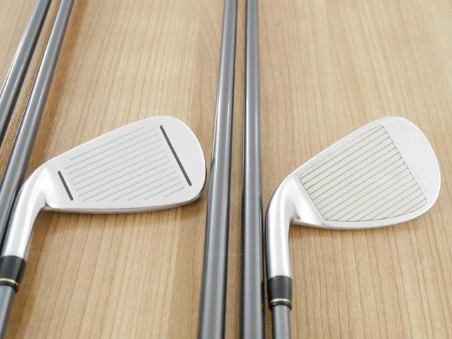 Iron set : Taylormade : ชุดเหล็ก Taylormade Gloire G (รุ่นท๊อปสุด ตีไกลมากๆ เหล็ก 7 Loft 26.5 หน้าเด้ง) มีเหล็ก 6-Pw,Aw,Sw (7 ชิ้น) ก้านกราไฟต์ Flex R