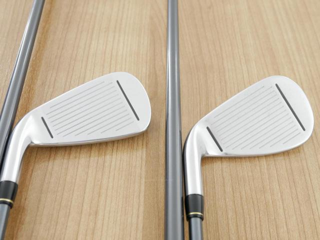 Iron set : Taylormade : ชุดเหล็ก Taylormade Gloire G (รุ่นท๊อปสุด ตีไกลมากๆ เหล็ก 7 Loft 26.5 หน้าเด้ง) มีเหล็ก 6-Pw,Aw,Sw (7 ชิ้น) ก้านกราไฟต์ Flex R