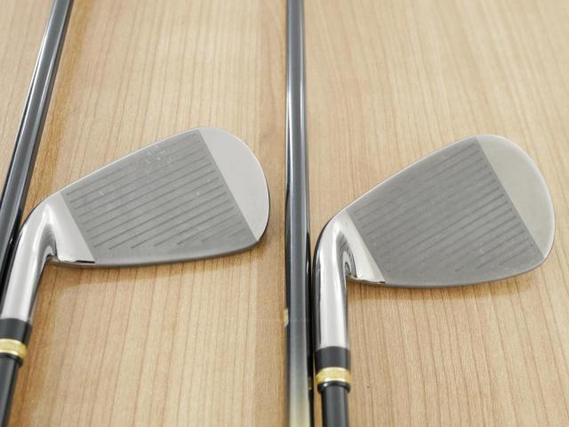Iron set : Maruman : ชุดเหล็ก Maruman Majesty Royale (รุ่นท๊อปสุด ปี 2021 ของใหม่ 8 หมื่นบาท) มีเหล็ก 7-10,Pw (5 ชิ้น เบอร์ 6 ตีระยะเท่าเบอร์ 5 ของรุ่นอื่น) ก้านกราไฟต์ Flex R2