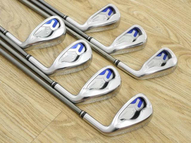 Iron set : Other Brand : ชุดเหล็ก Roddio Forged (ใบใหญ่ ตีง่าย ไกล) มีเหล็ก 5-Pw,Aw (7 ชิ้น) สุดยอดก้าน Roddio Pentacrossweb I-6 Flex S