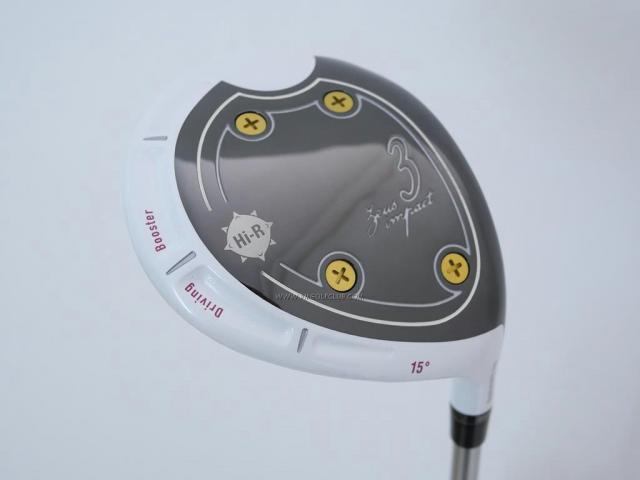 Fairway Wood : Kasco : **เหมือนใหม่** หัวไม้ 3 Kasco ZEUS Impact Hi-Cor (ปี 2018 หน้าเด้งเกินกฏ) Loft 15 Flex R