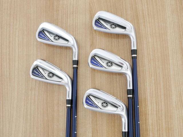 Iron set : Yamaha : ชุดเหล็ก Yamaha Inpres UD+2 (ออกปี 2019 ตีไกลที่สุด ไกลกว่าเหล็กทั่วไป 2 เบอร์ หน้าเด้ง COR 0.822) มีเหล็ก 6-Pw (5 ชิ้น) ก้านกราไฟต์ Flex SR
