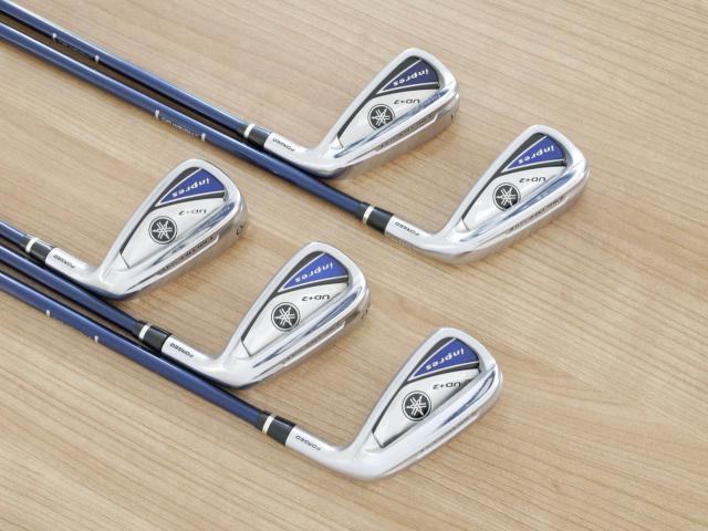 Iron set : Yamaha : ชุดเหล็ก Yamaha Inpres UD+2 (ออกปี 2019 ตีไกลที่สุด ไกลกว่าเหล็กทั่วไป 2 เบอร์ หน้าเด้ง COR 0.822) มีเหล็ก 6-Pw (5 ชิ้น) ก้านกราไฟต์ Flex SR