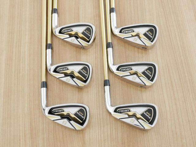 Iron set : Katana : ชุดเหล็ก Katana Sword Sniper 589 (หน้าเด้ง) มีเหล็ก 6-Pw,Aw (6 ชิ้น) ก้านกราไฟต์ Speeder 589 Flex SR