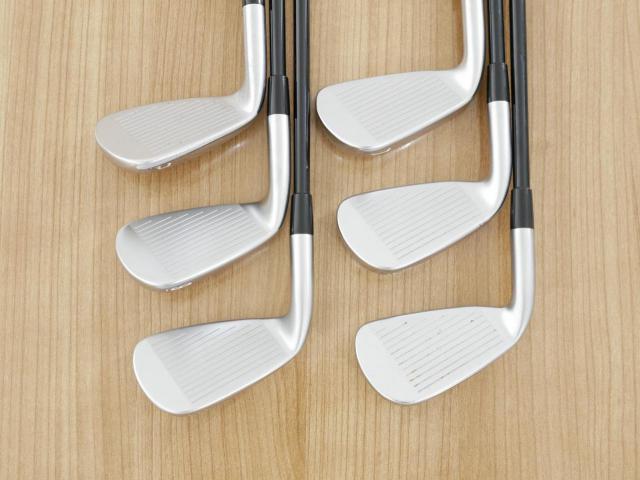 Iron set : Mizuno : ชุดเหล็ก Mizuno JPX 919 Hot Metal (ออกปี 2019 ตัวท๊อป ใบใหญ่ ไกล หน้าเด้ง) มีเหล็ก 5-Pw (6 ชิ้น) ก้านกราไฟต์ Flex R