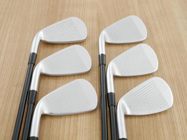 Iron set : Mizuno : ชุดเหล็ก Mizuno JPX 919 Hot Metal (ออกปี 2019 ตัวท๊อป ใบใหญ่ ไกล หน้าเด้ง) มีเหล็ก 5-Pw (6 ชิ้น) ก้านกราไฟต์ Flex R