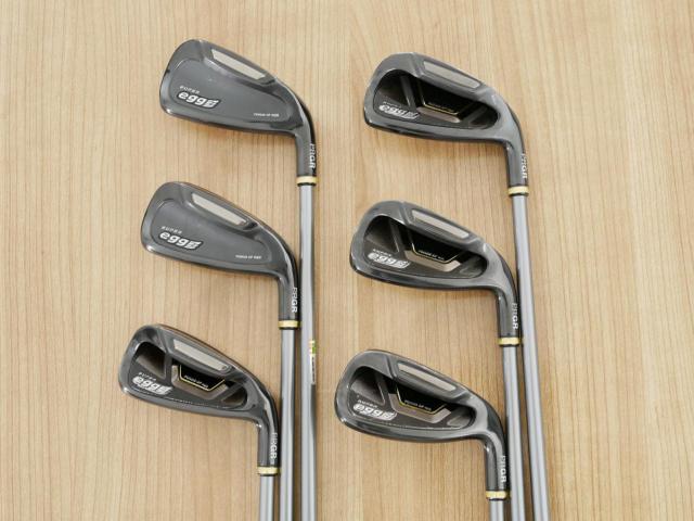 Iron set : PRGR : ชุดเหล็กกระเทย PRGR Super Egg Iron (ปี 2018 ตัวท๊อปสุด หน้าเด้งเกินกฏ ใช้แข่งไม่ได้ ตีไกมลมากๆ) มีเหล็ก 5-Pw (6 ชิ้น) ก้านกราไฟต์ Flex R (M-37)