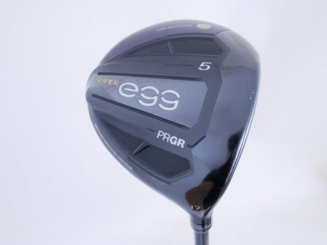 Fairway Wood : PRGR : หัวไม้ 5 PRGR Super Egg (รุ่นปี 2021 หน้าเด้งเกินกฏ COR 0.84 หายากมาก) Loft 17 ก้าน M-37 Flex R