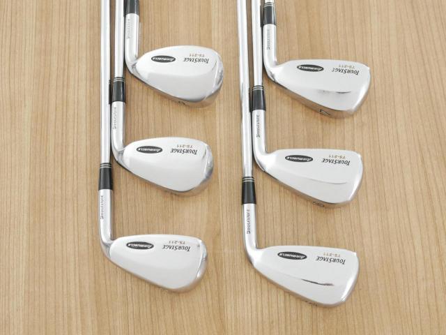 Iron set : Tourstage : ชุดเหล็ก Tourstage TS-211 Airmuscle มีเหล็ก 5-Pw (6 ชิ้น) ก้านเหล็ก NS Pro 950 Flex R
