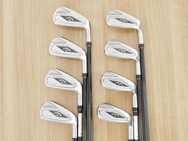 Iron set : Callaway : ชุดเหล็ก Callaway Paradym Ai Smoke Max Fast (ออกปี 2024 ตีง่ายมาก ไกล Japan Spec.) มีเหล็ก 6-Pw,Aw,Gw,Sw (8 ชิ้น) ก้านกราไฟต์ Fujikura TENSEI 40 Flex R