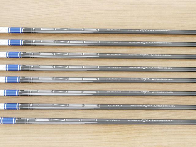 Iron set : Callaway : ชุดเหล็ก Callaway Paradym Ai Smoke Max Fast (ออกปี 2024 ตีง่ายมาก ไกล Japan Spec.) มีเหล็ก 6-Pw,Aw,Gw,Sw (8 ชิ้น) ก้านกราไฟต์ Fujikura TENSEI 40 Flex R