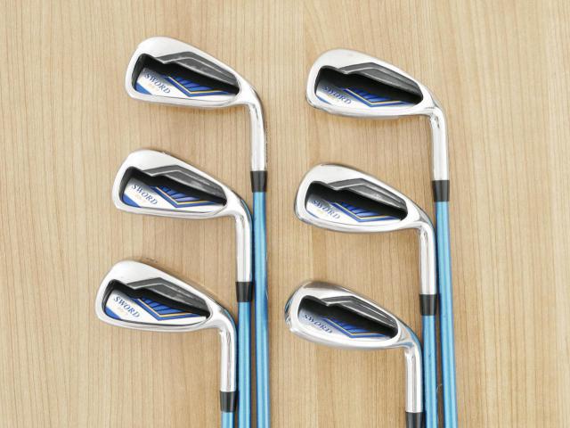 Iron set : Katana : ชุดเหล็ก Katana Sword GS-7 (หน้าเด้ง) มีเหล็ก 6-Pw,Sw (6 ชิ้น) ก้านกราไฟต์ Fujikura Speeder Five Flex R