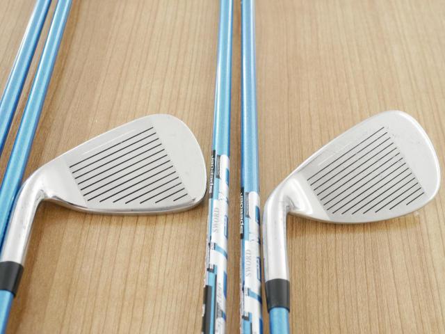 Iron set : Katana : ชุดเหล็ก Katana Sword GS-7 (หน้าเด้ง) มีเหล็ก 6-Pw,Sw (6 ชิ้น) ก้านกราไฟต์ Fujikura Speeder Five Flex R
