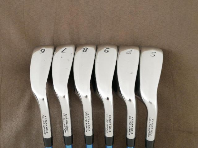 Iron set : Katana : ชุดเหล็ก Katana Sword GS-7 (หน้าเด้ง) มีเหล็ก 6-Pw,Sw (6 ชิ้น) ก้านกราไฟต์ Fujikura Speeder Five Flex R