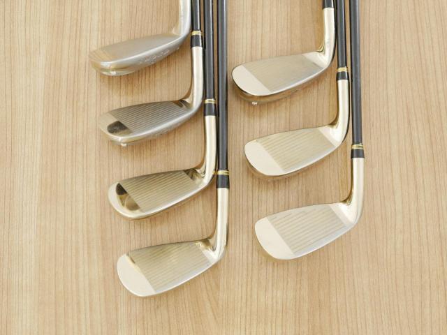 Iron set : Katana : ชุดเหล็กกระเทย Katana Izu Max Sniper มีเหล็ก 7-Pw,Aw,As,Sw (7 ชิ้น เบอร์ 7 ตีระยะเท่าเหล็ก 6 ปกติ) ก้านกราไฟต์ Flex R
