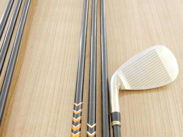 Iron set : Katana : ชุดเหล็กกระเทย Katana Izu Max Sniper มีเหล็ก 7-Pw,Aw,As,Sw (7 ชิ้น เบอร์ 7 ตีระยะเท่าเหล็ก 6 ปกติ) ก้านกราไฟต์ Flex R