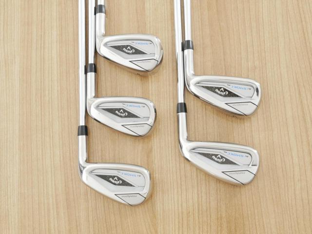 Iron set : Callaway : ชุดเหล็ก Callaway Paradym Ai Smoke HL (ออกปี 2024 ตีง่ายมาก ไกล Japan Spec.) มีเหล็ก 6-Pw (5 ชิ้น) ก้านเหล็ก NS Pro 950 NEO Flex S